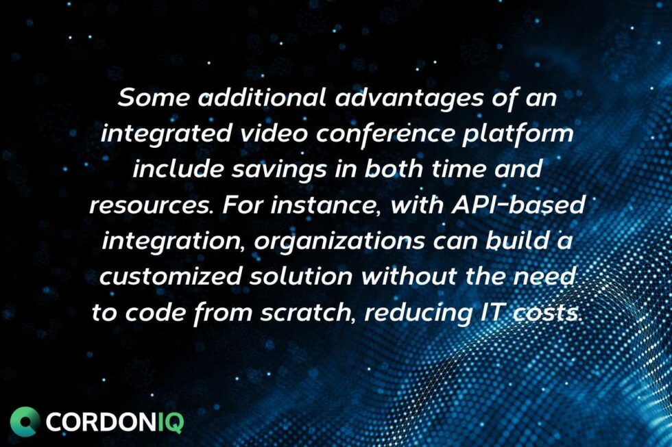 What is an integrated video conferencing and collaboration platform